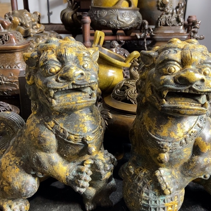 铜器工艺品摆件香炉摆件