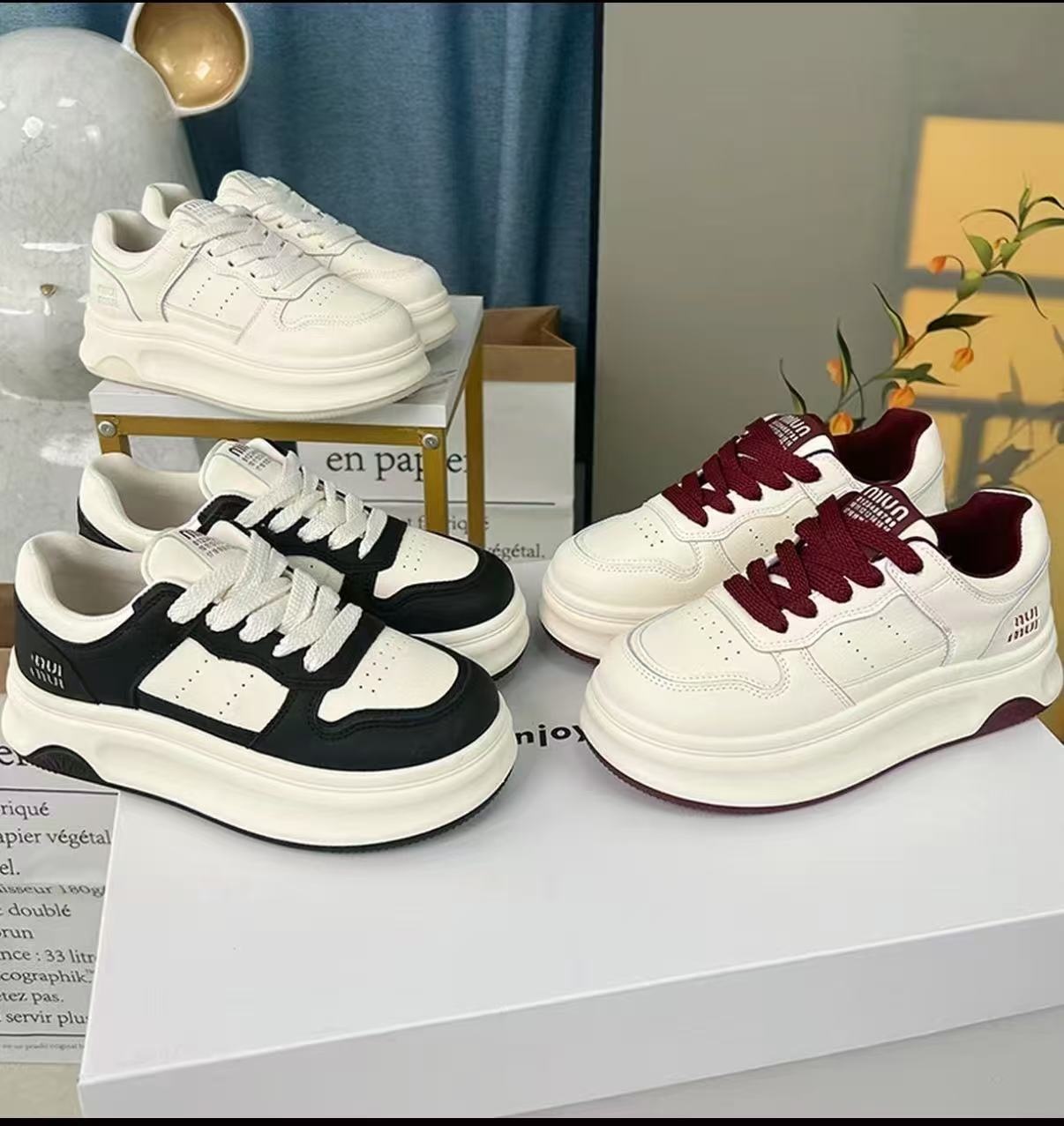 百搭厚底小白鞋女加厚加绒2025新款冬季休闲运动鞋y-2