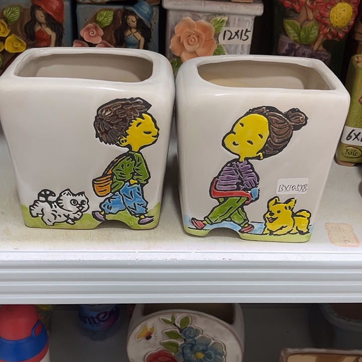 粗陶材质多肉花盆