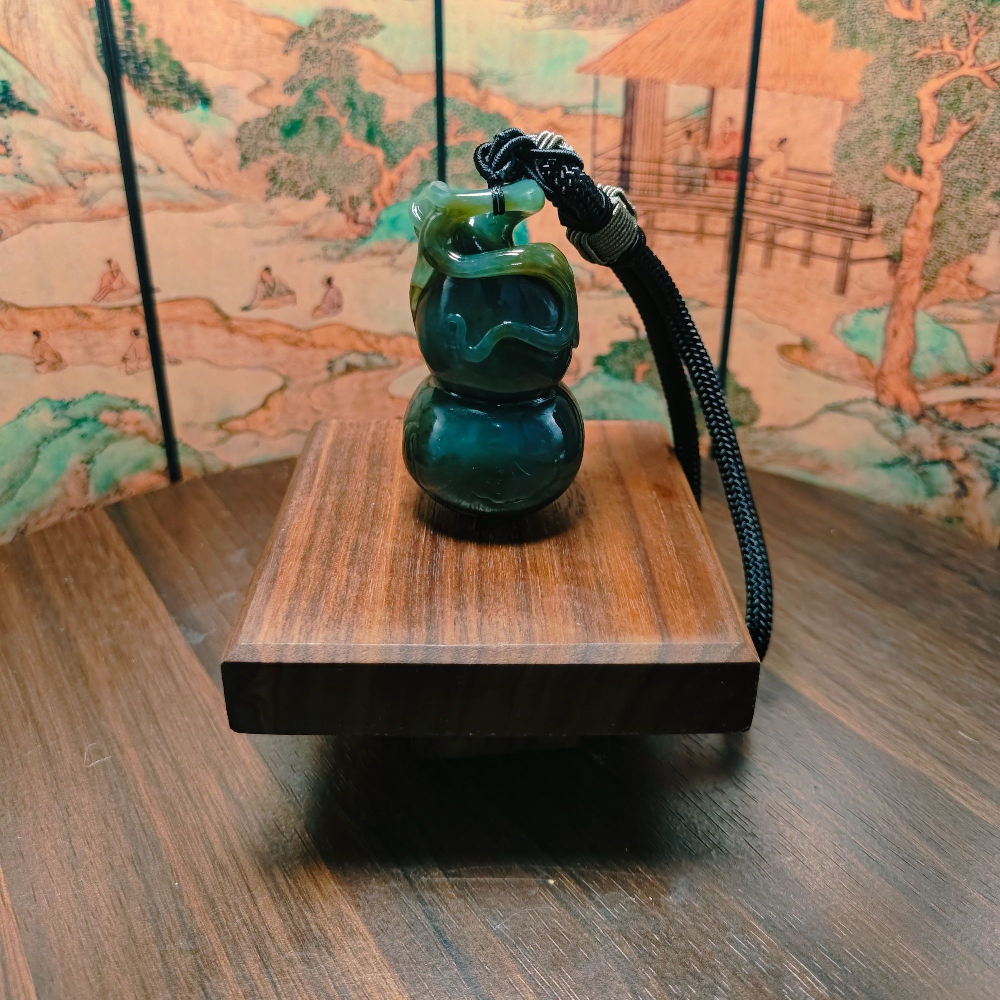 N和田玉福禄手把1200