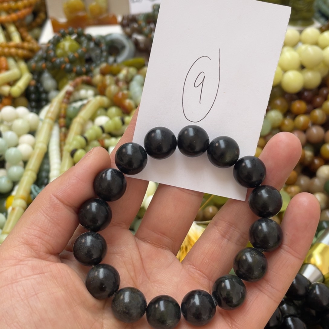 蛇纹石玉手链未镶嵌