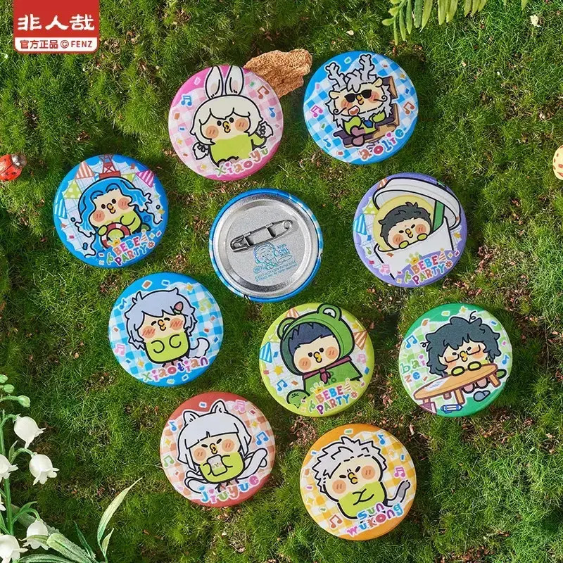 非人哉×小鹦鹉BEBE联名系列-吧唧伪拍立得透卡亚克力等全系列