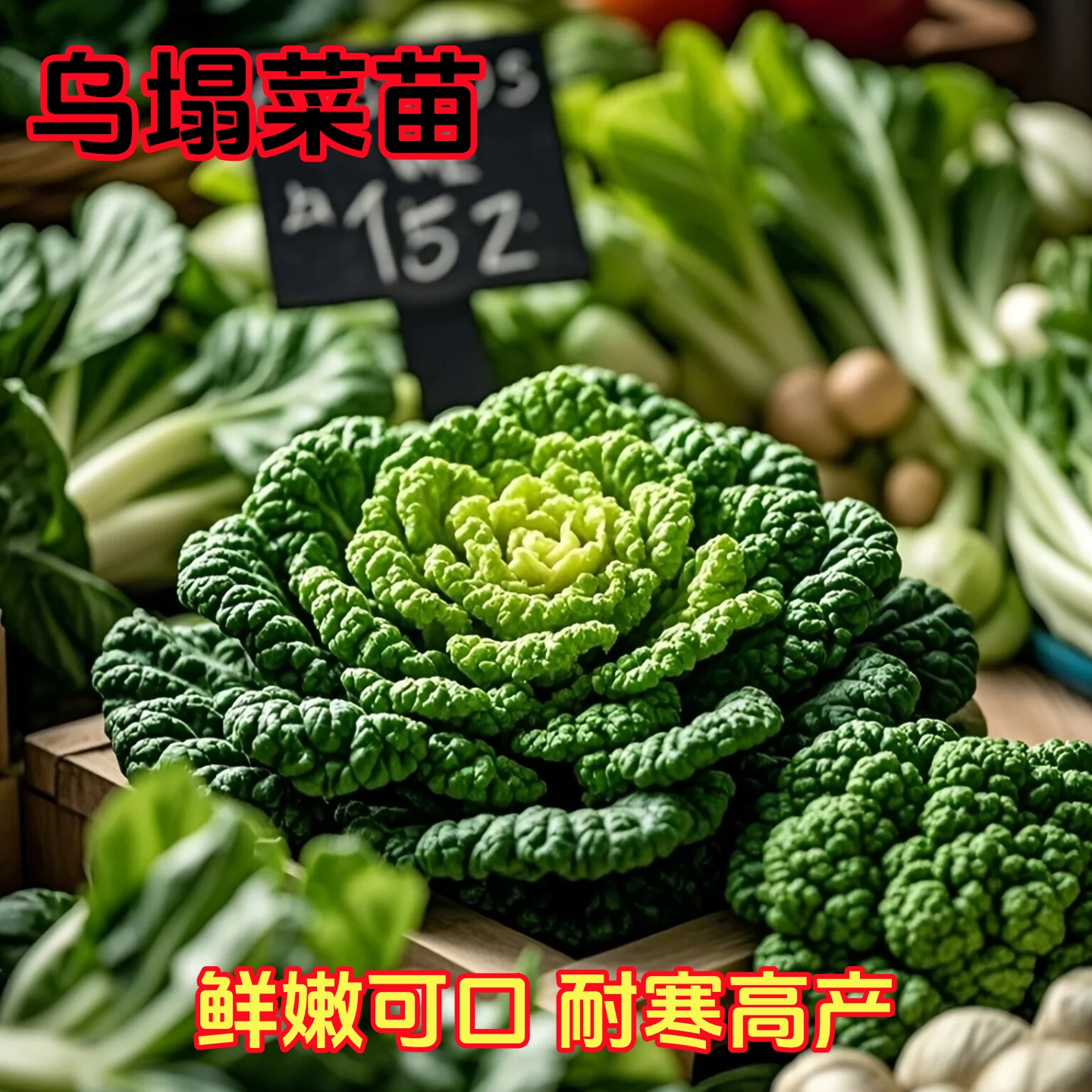 乌塌菜秧苗新鲜小叶乌黑心乌秋冬耐寒菜苗黄心菜蔬菜苗子阳台盆栽