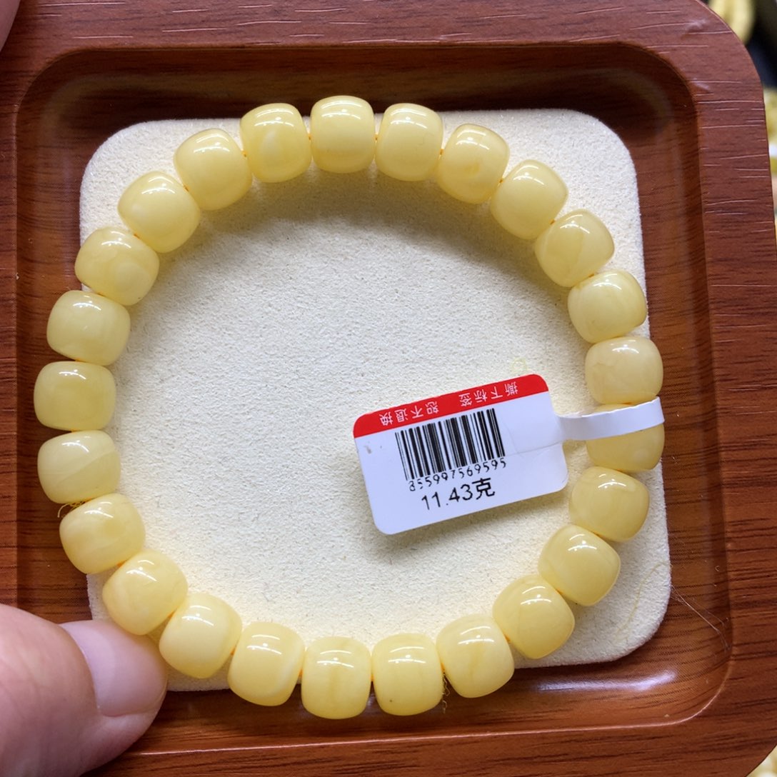 蜜蜡未镶嵌手链蜜蜡