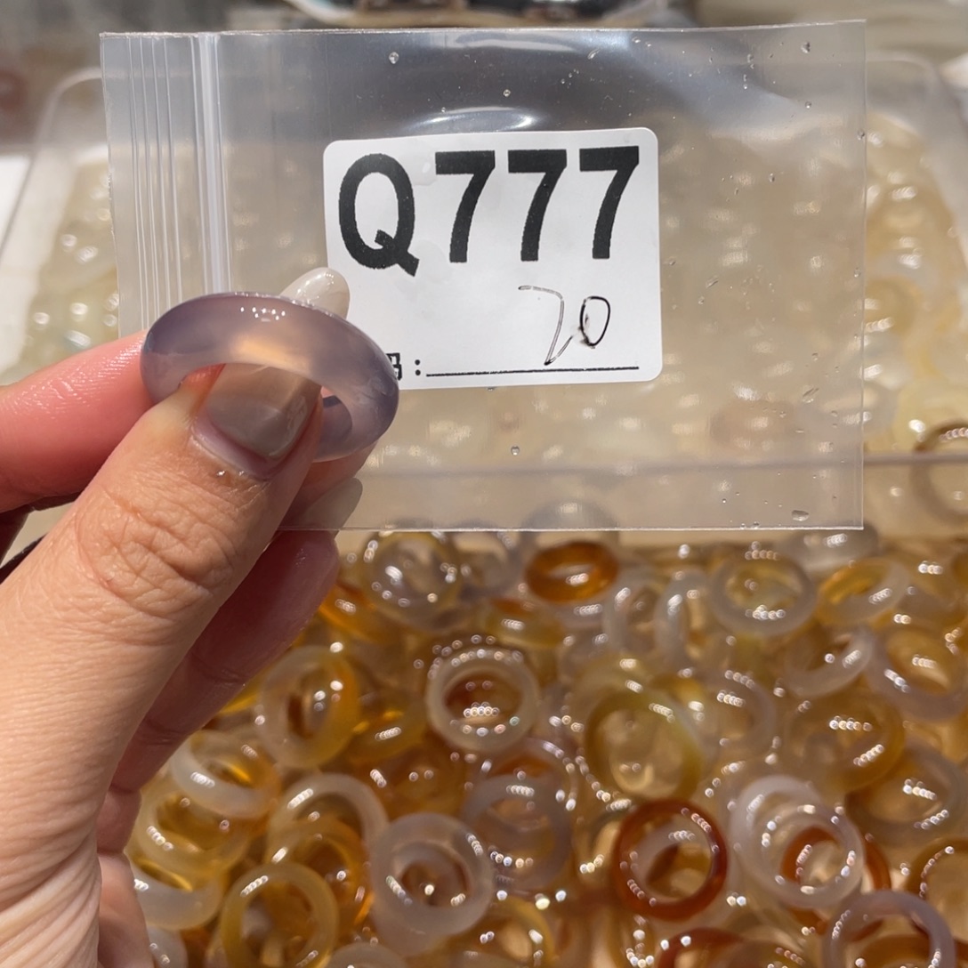 玛瑙/玉髓未镶嵌戒指777