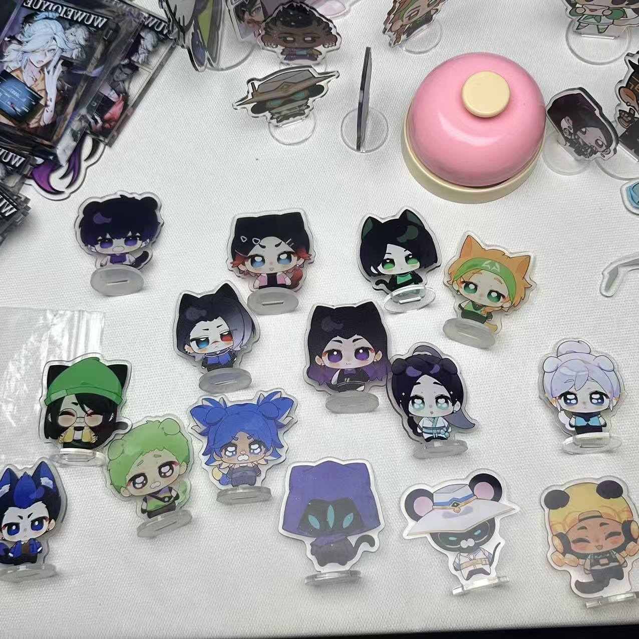 无畏契约新款人物小立牌超萌Q版猫猫系列周边打瓦上分桌面小摆件