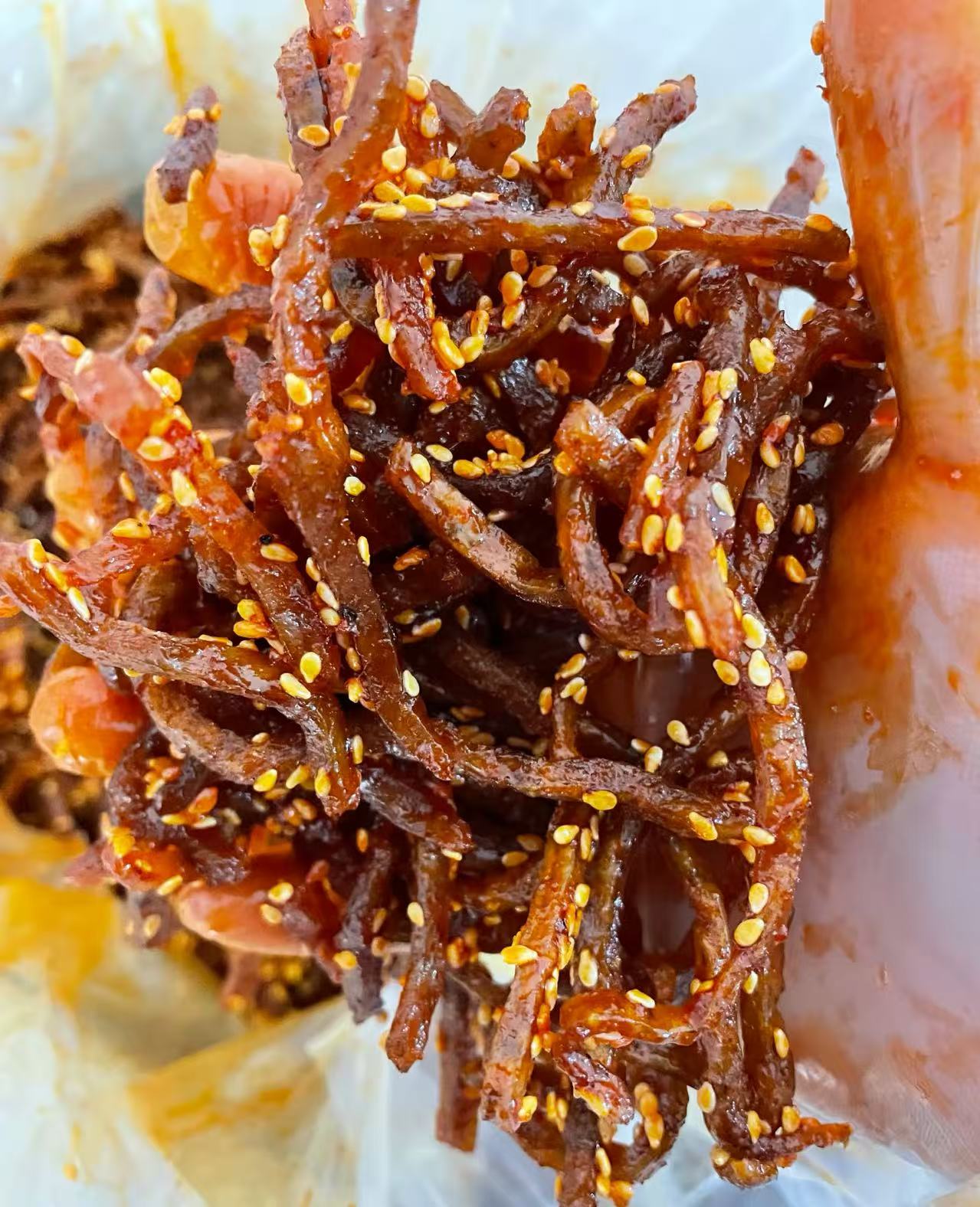 二冰弟媳精选香辣鱼丝开袋即食