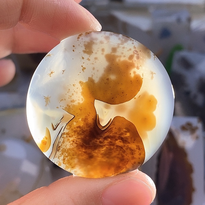 玛瑙/玉髓颈饰足银镀金镶嵌