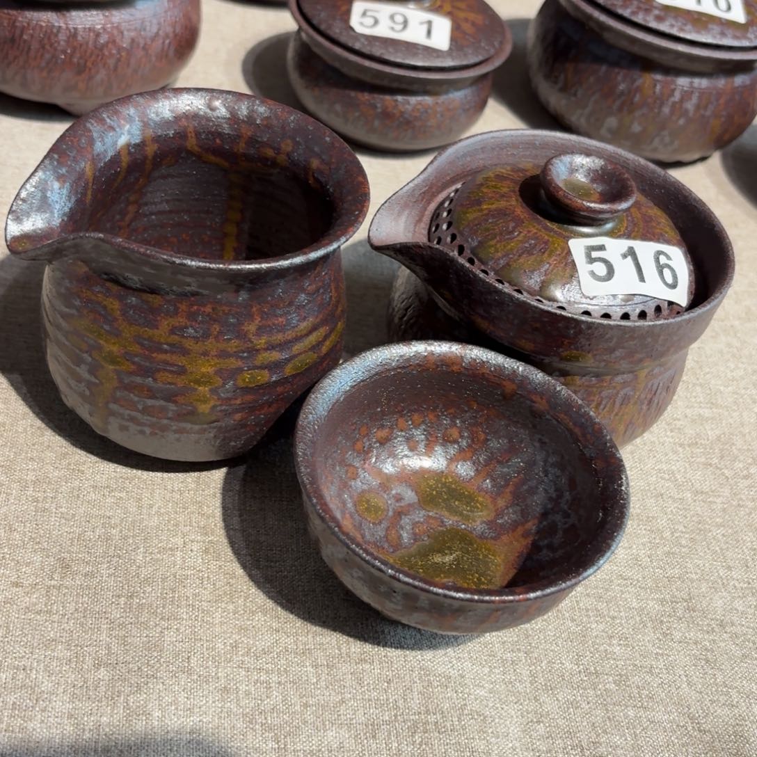 粗瓷茶具素胎无釉