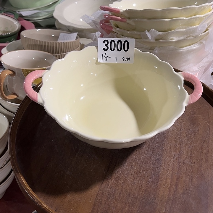 瓷微瑕外贸餐具3000