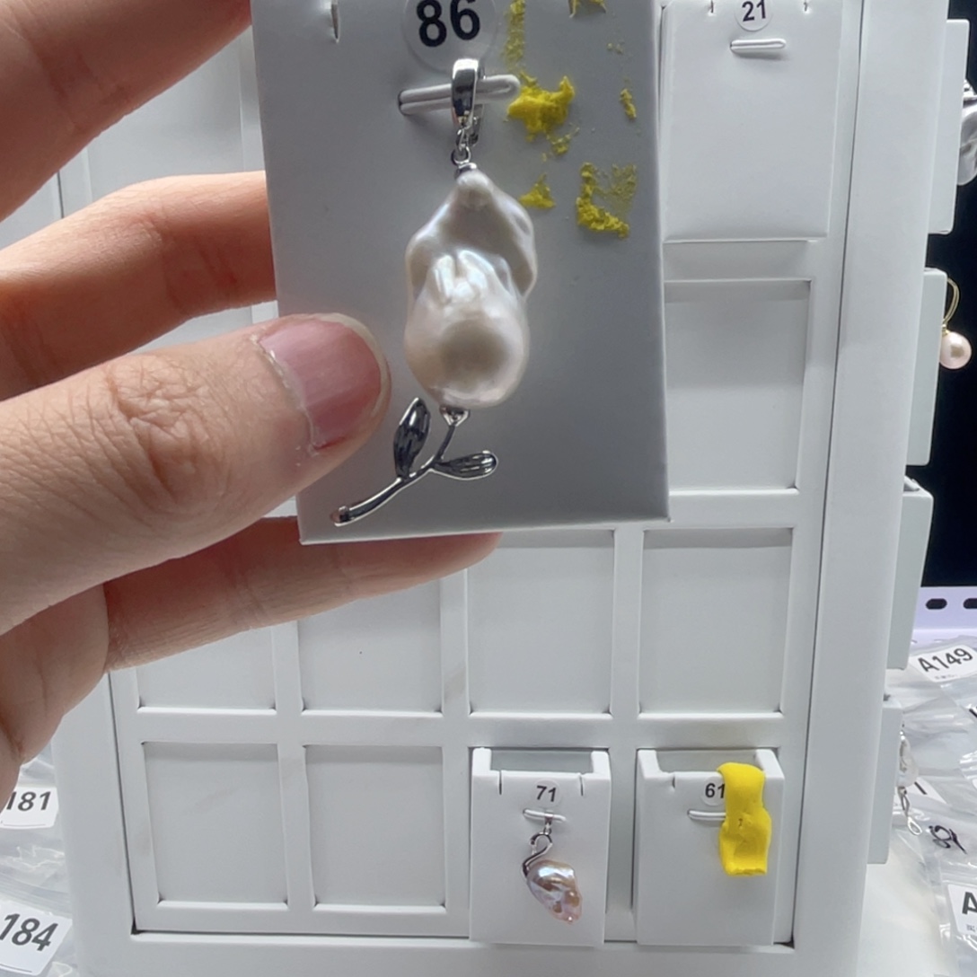 颈饰淡水珍珠合金