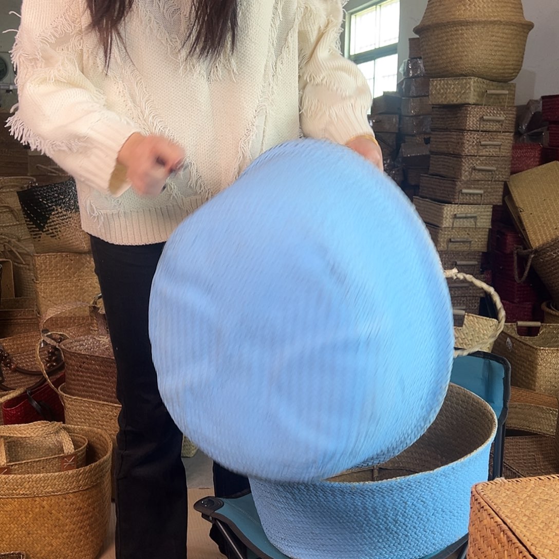 草编草编包/草编收纳盒带瑕疵