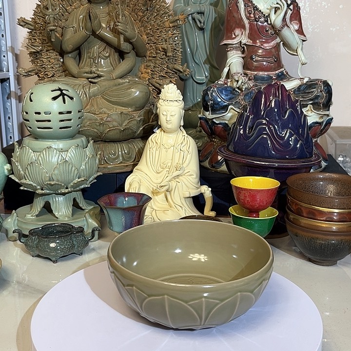 瓷片摆件摆件摆件