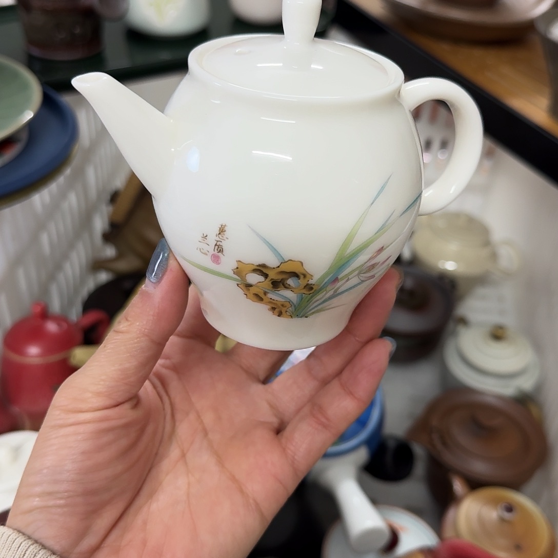 微瑕陶瓷茶具茶杯茶壶