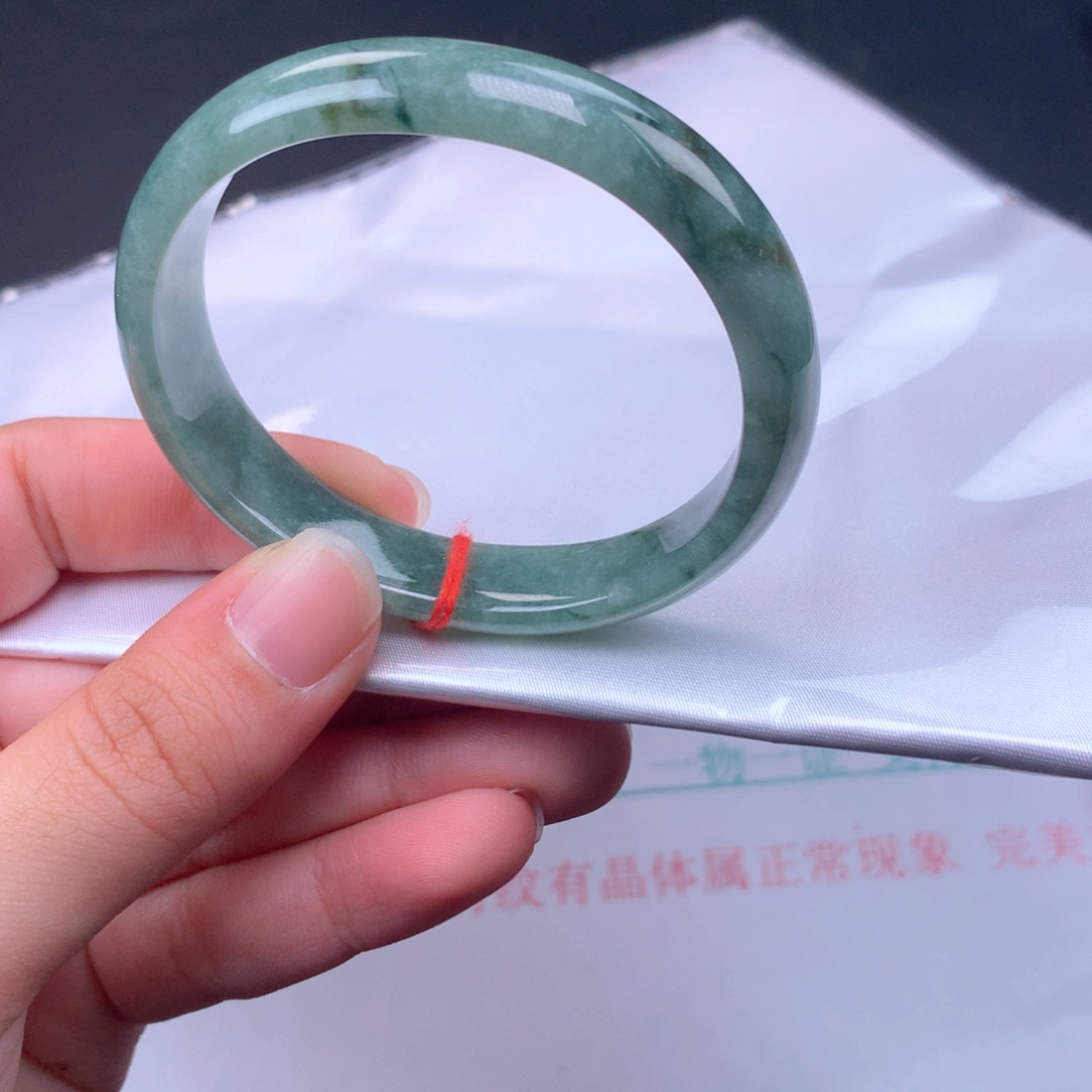 翡翠手镯（贵妃镯）未镶嵌10号53.8贵妃