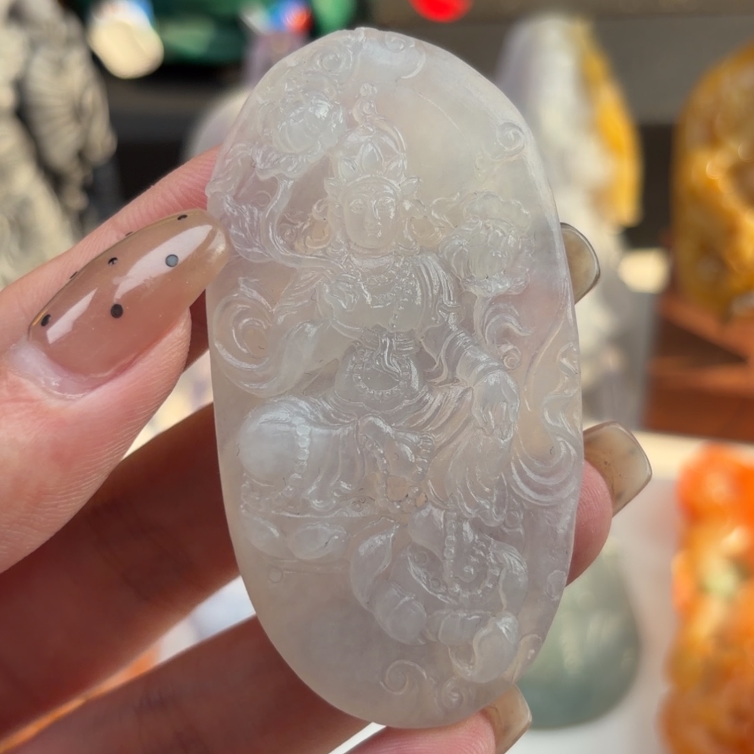 定制翡翠未镶嵌观音