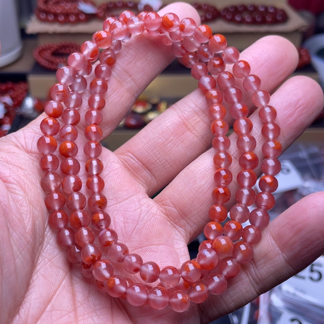 南红玛瑙未镶嵌卡6.2项链