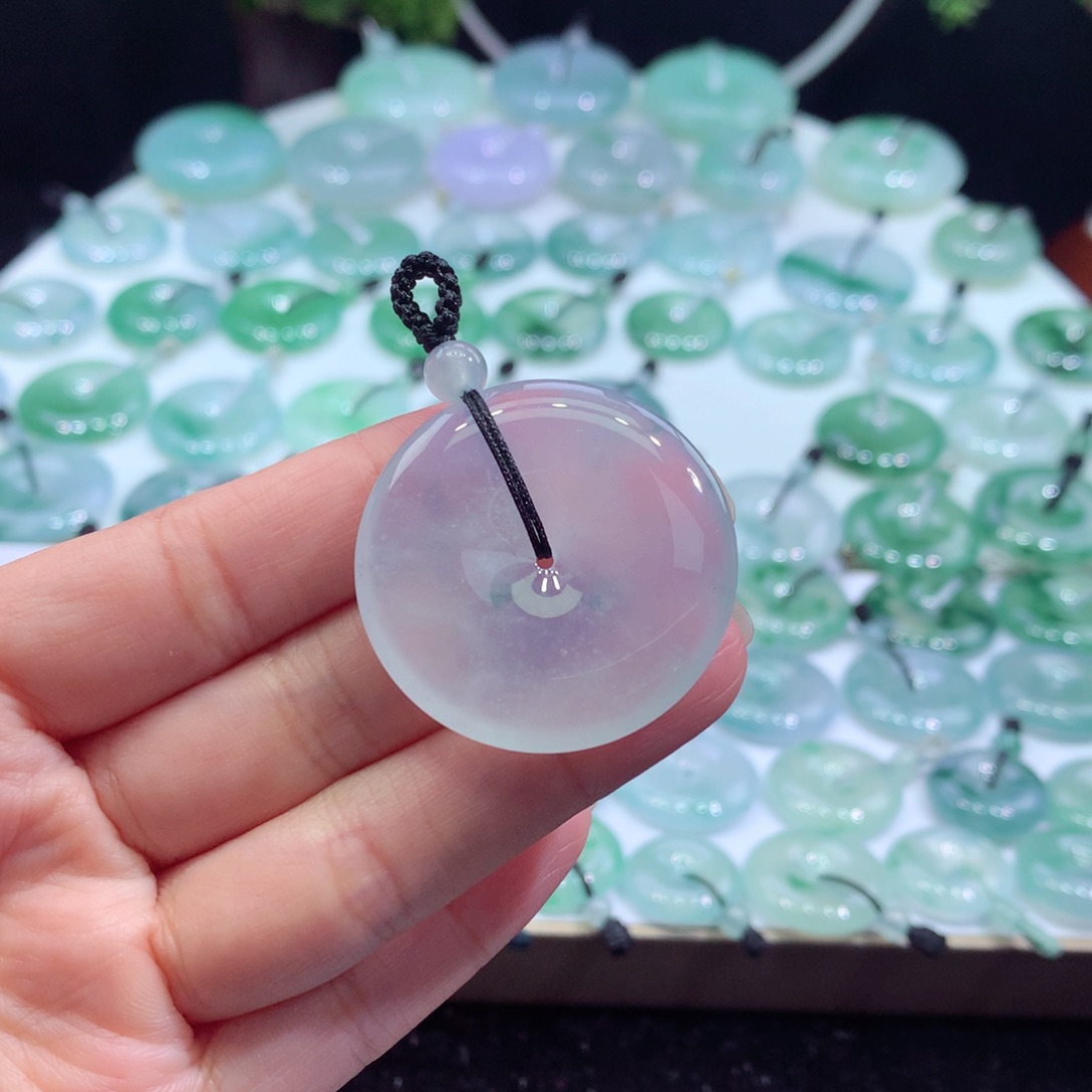 颈饰未镶嵌翡翠21吃错35*5.8