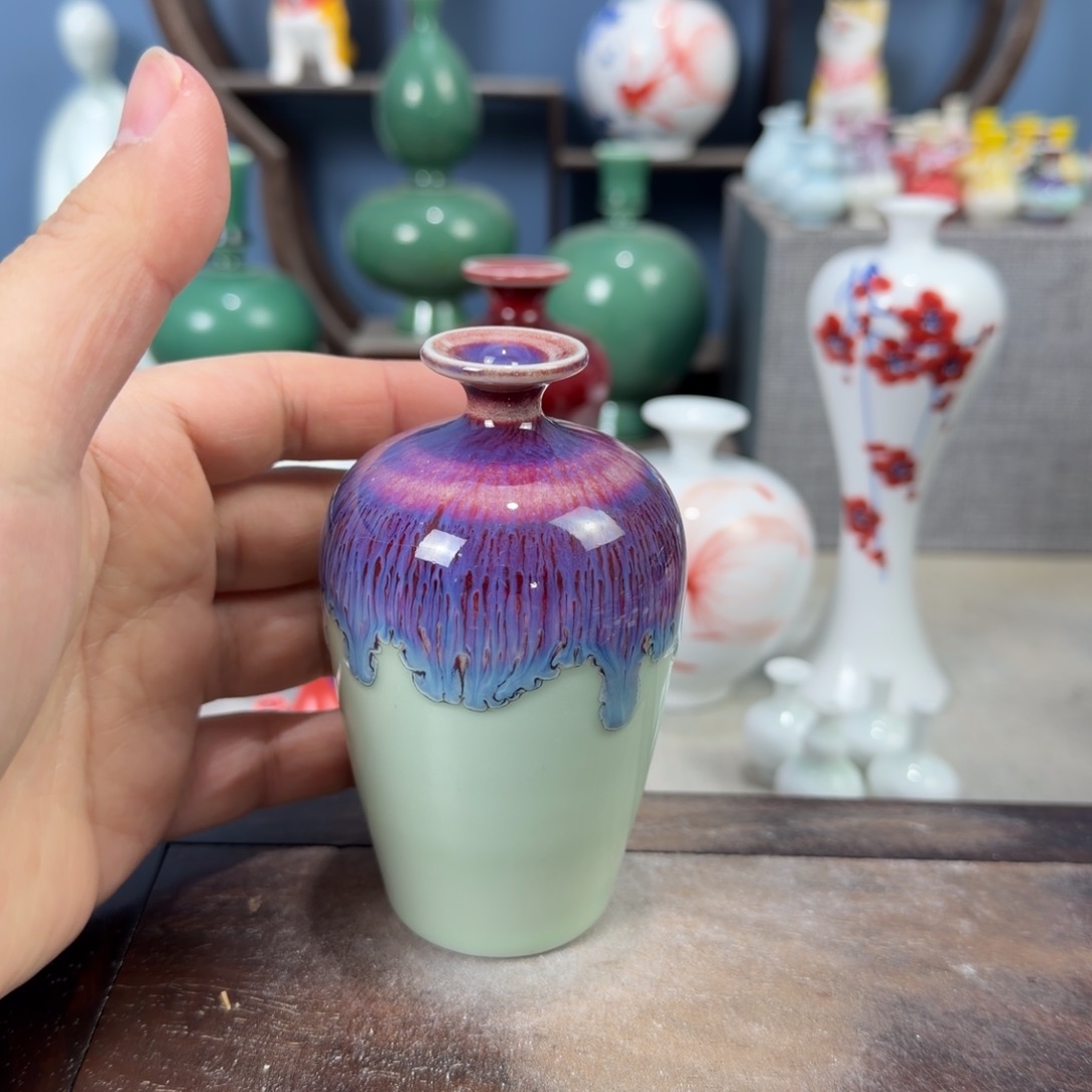 陶瓷手工小花器摆件