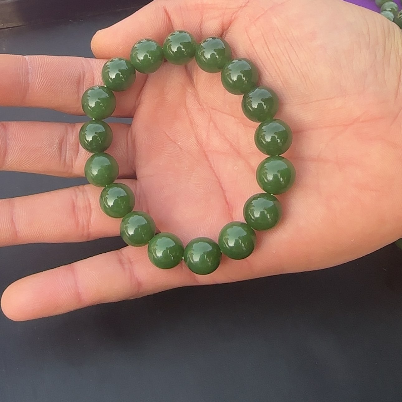 【闪购商品】和田玉手串未镶嵌碧玉手串