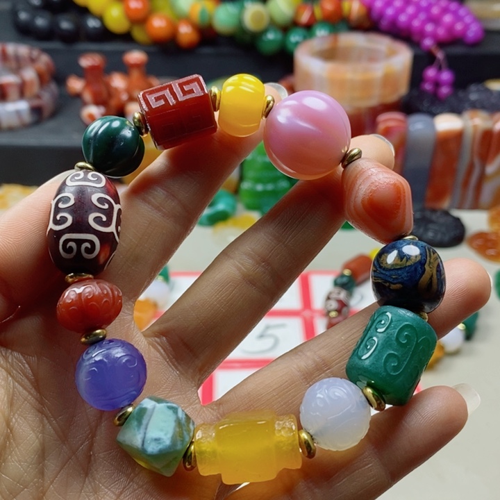 未镶嵌吊坠(不含链)玛瑙/玉髓伊*