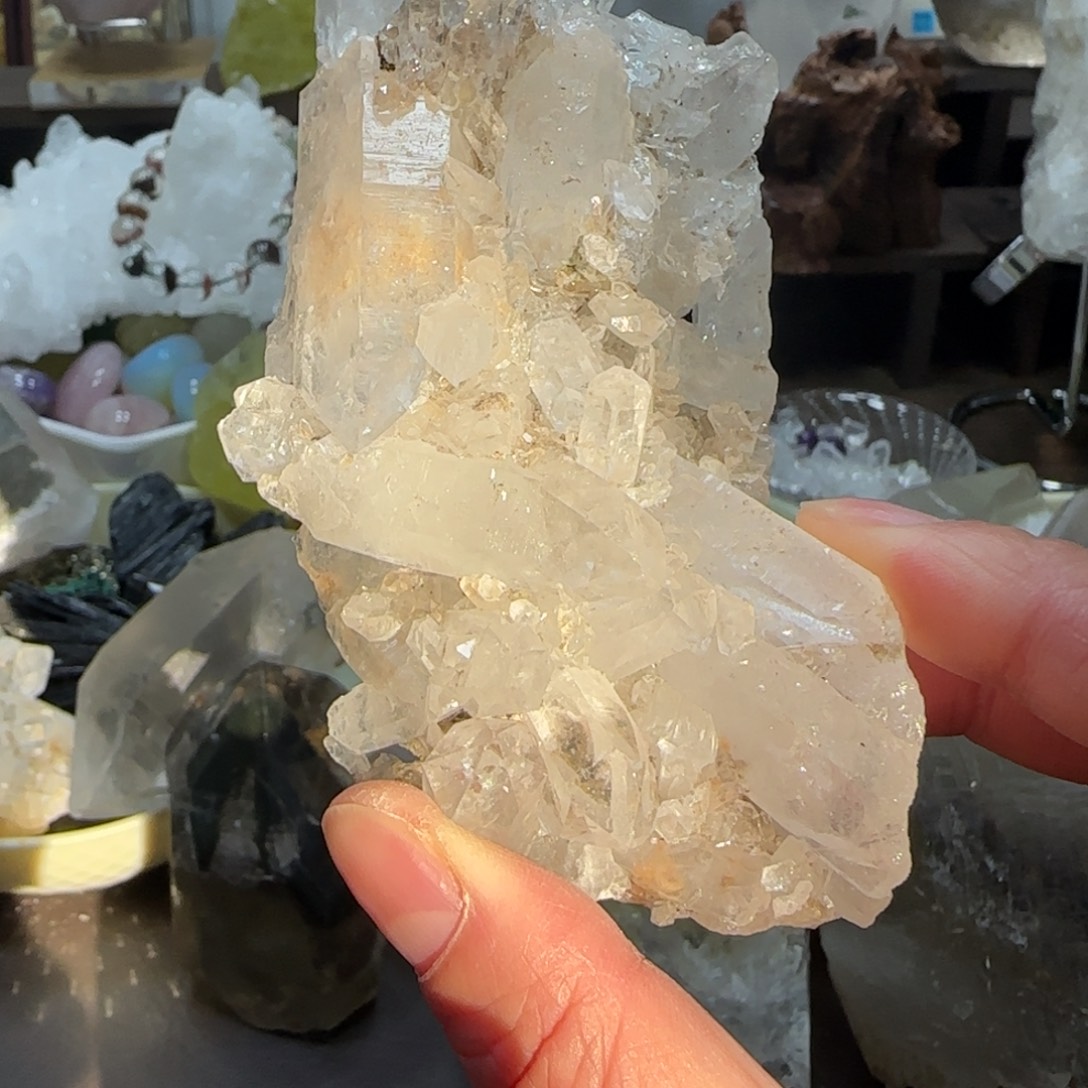 车挂未镶嵌水晶不退换晶簇