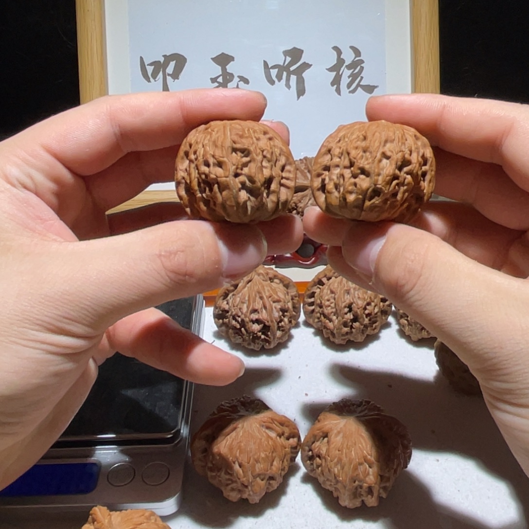 吊坠文玩核桃38全品磨盘