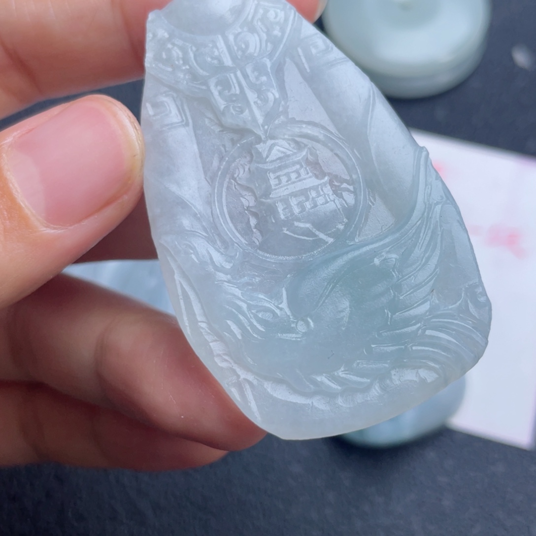 定制翡翠未镶嵌翡翠吊坠