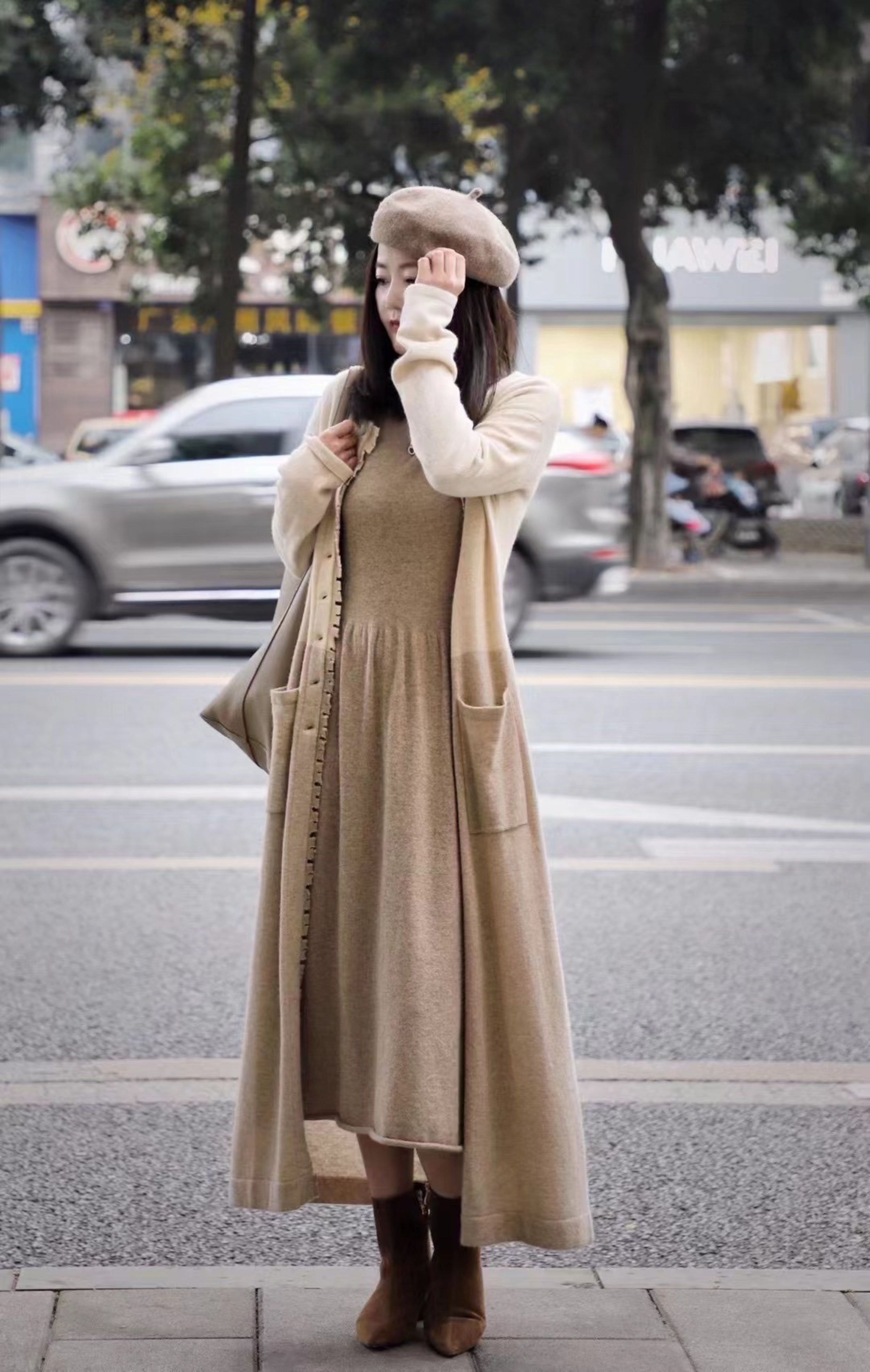 设计师款 不容错过的秋季穿搭好物羊绒连衣裙