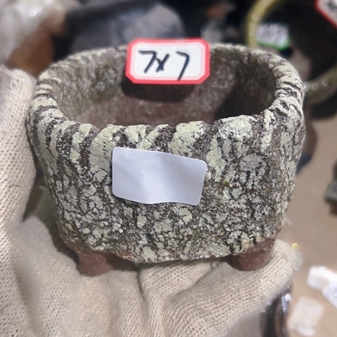 红陶粗陶花盆手工