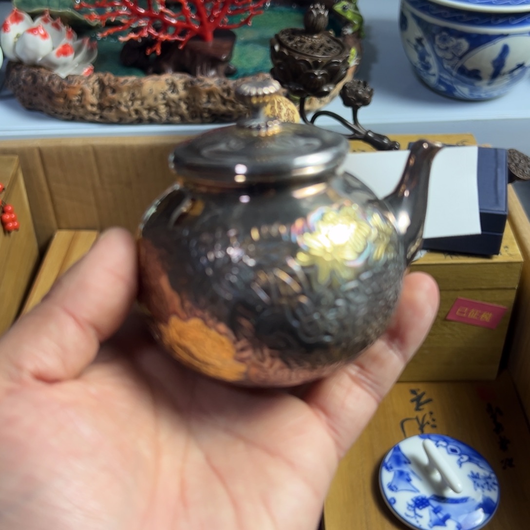 紫砂茶叶罐我家粉皮真好看啊