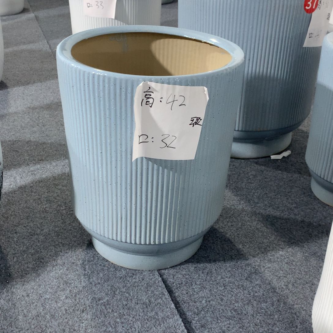 高温陶瓷花盆微瑕