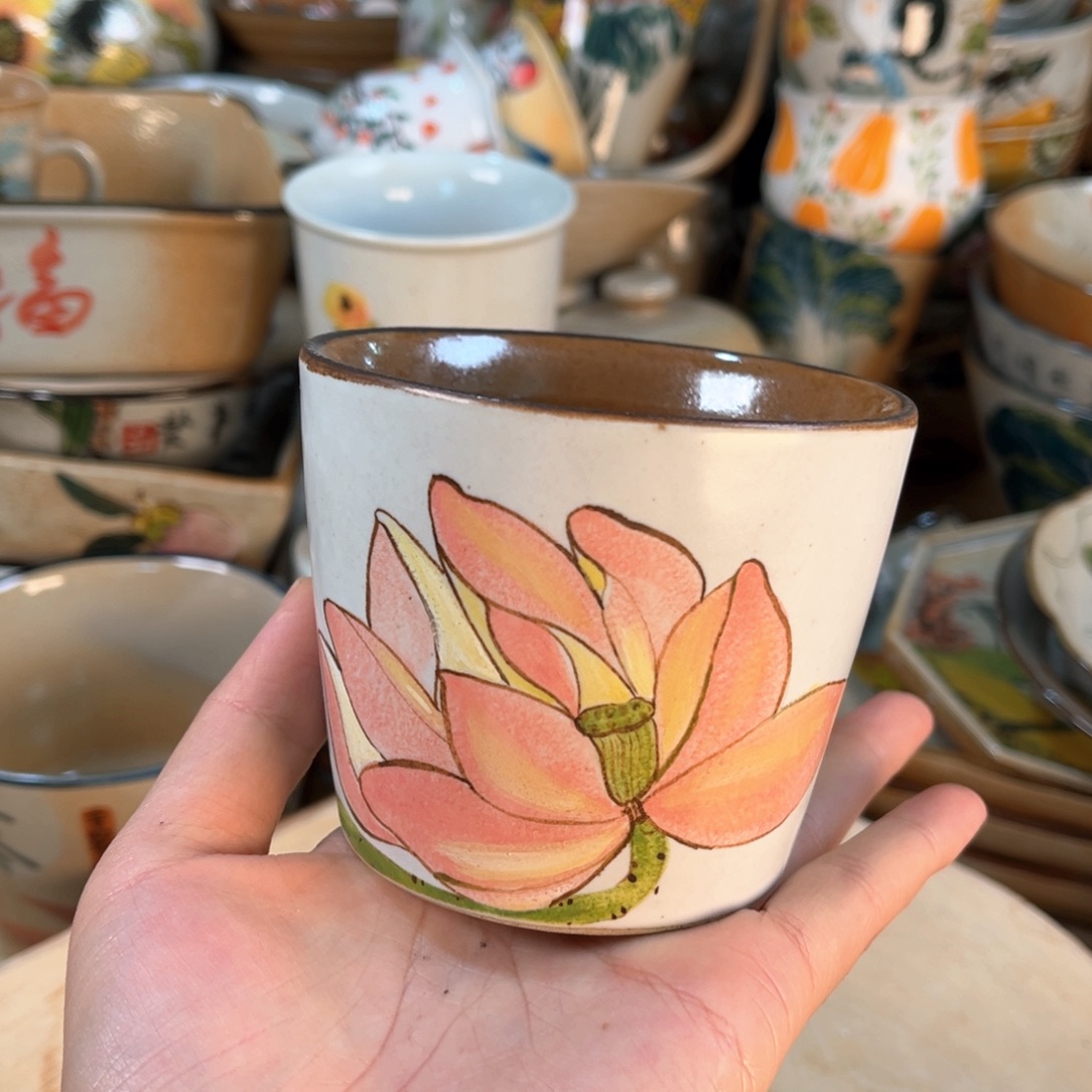 景德镇手工手绘杯