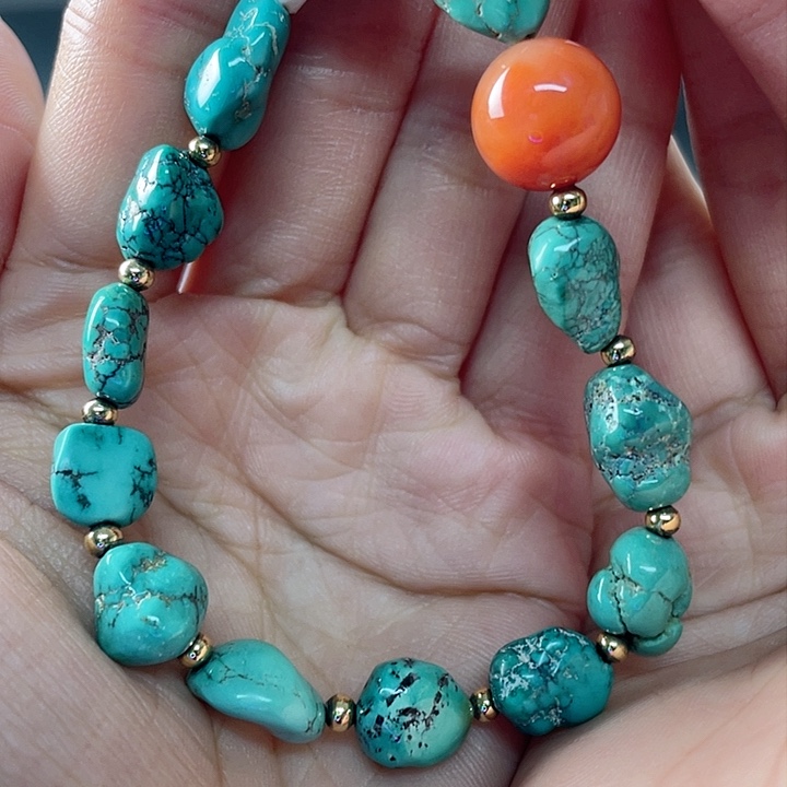 未镶嵌绿松石珠宝奇石