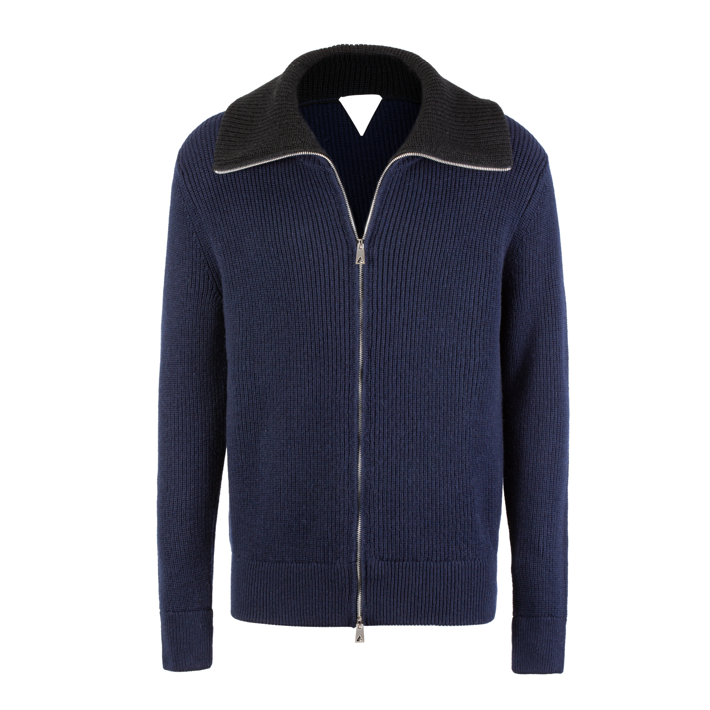 BOTTEGA秋冬折叠领针织衫长袖毛衣宽松休闲百搭开衫外套