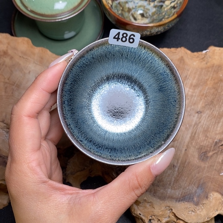 茶盏建窑建盏主人杯486