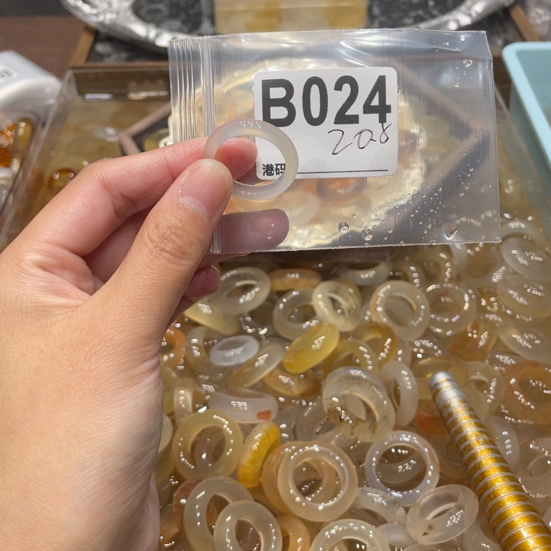 玛瑙/玉髓未镶嵌戒指024