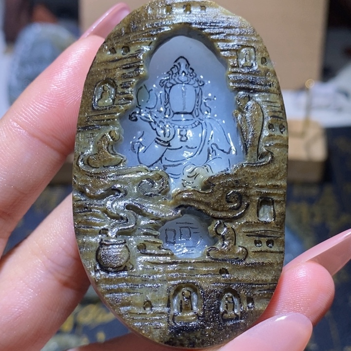 *****定制翡翠未镶嵌观音