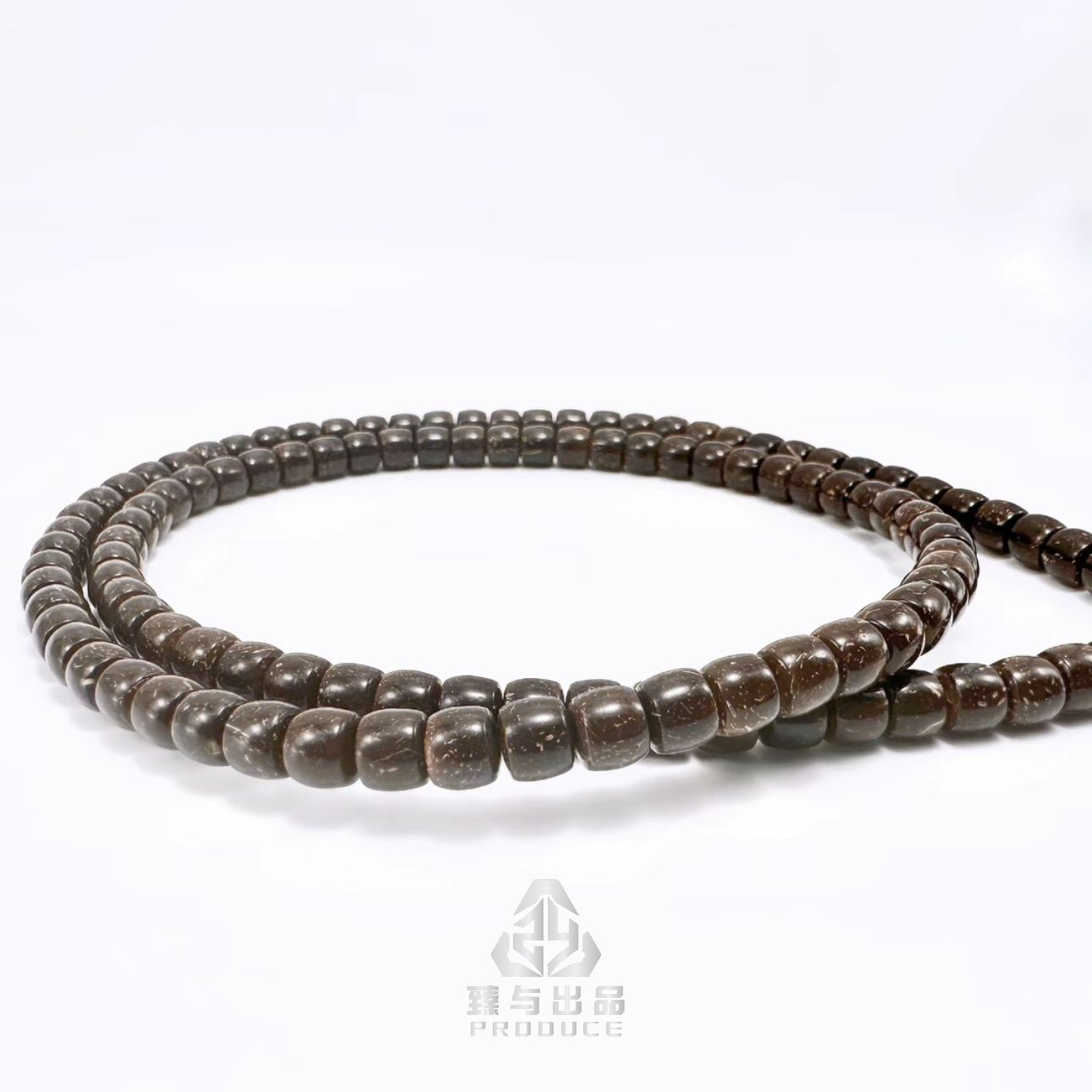 （原生态系列）印尼黑红椰原生态椰蒂直切108 -7*6mm