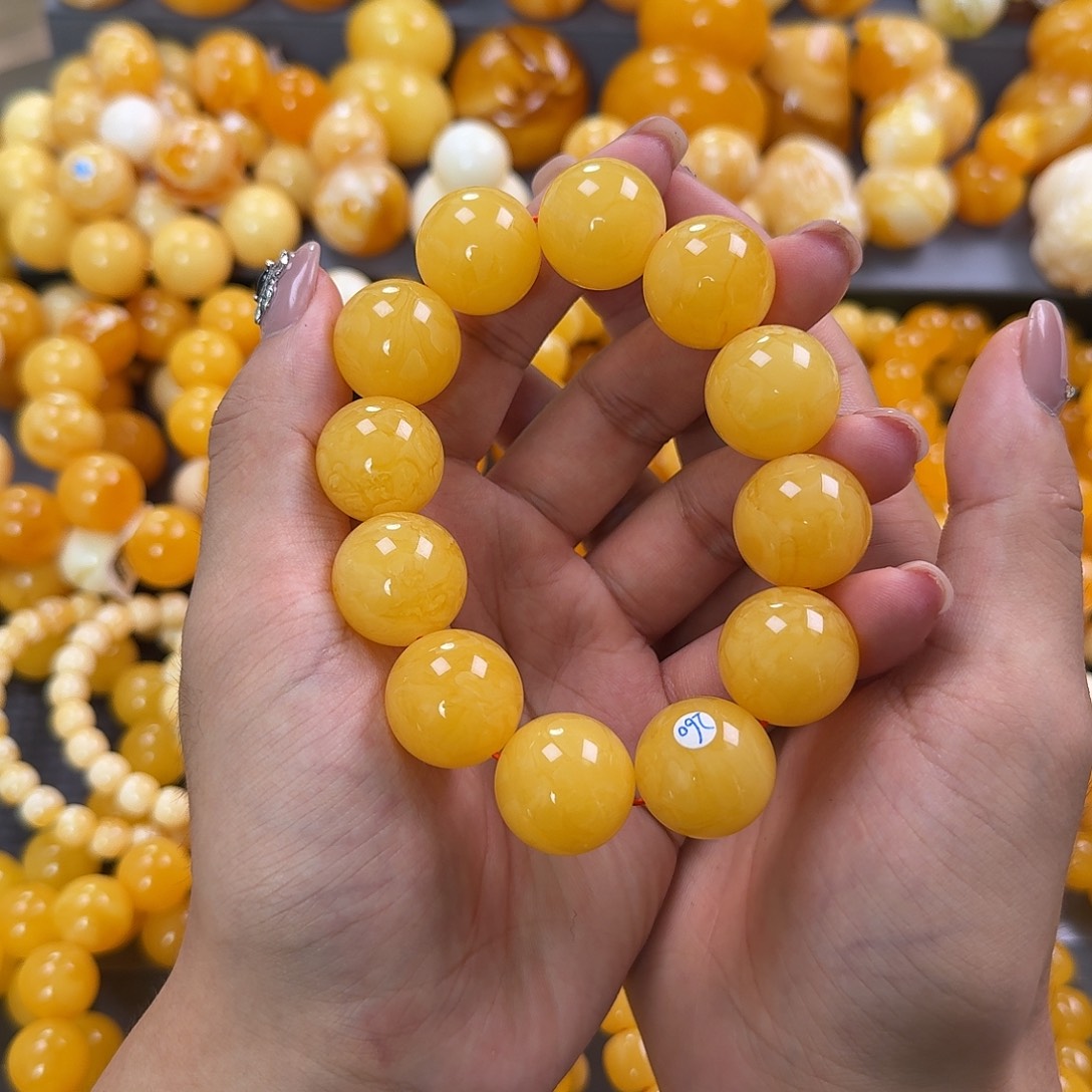 蜜蜡未镶嵌珠宝奇石同料20mm