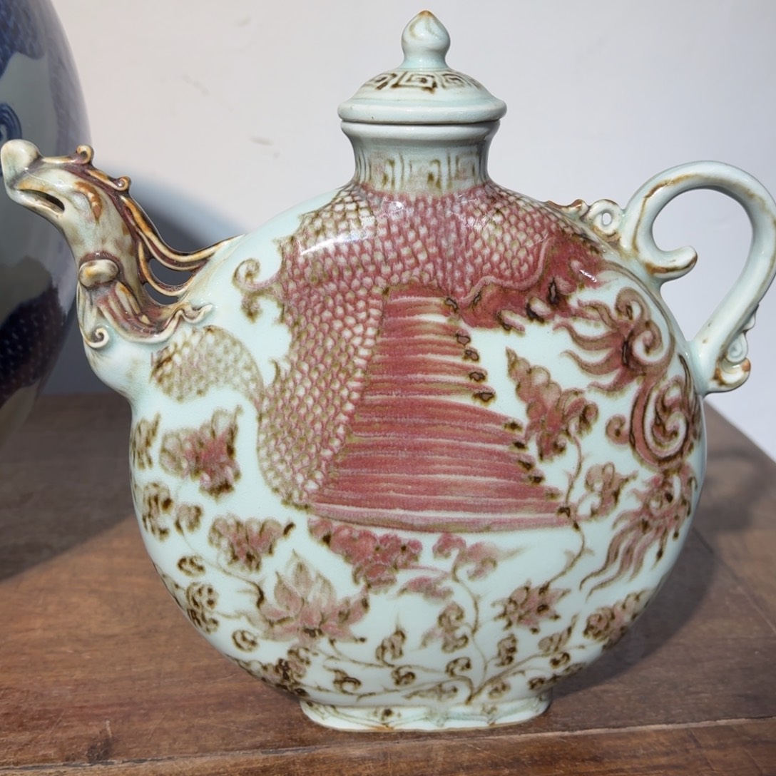 飘****摆件陶瓷器工艺品摆件青花