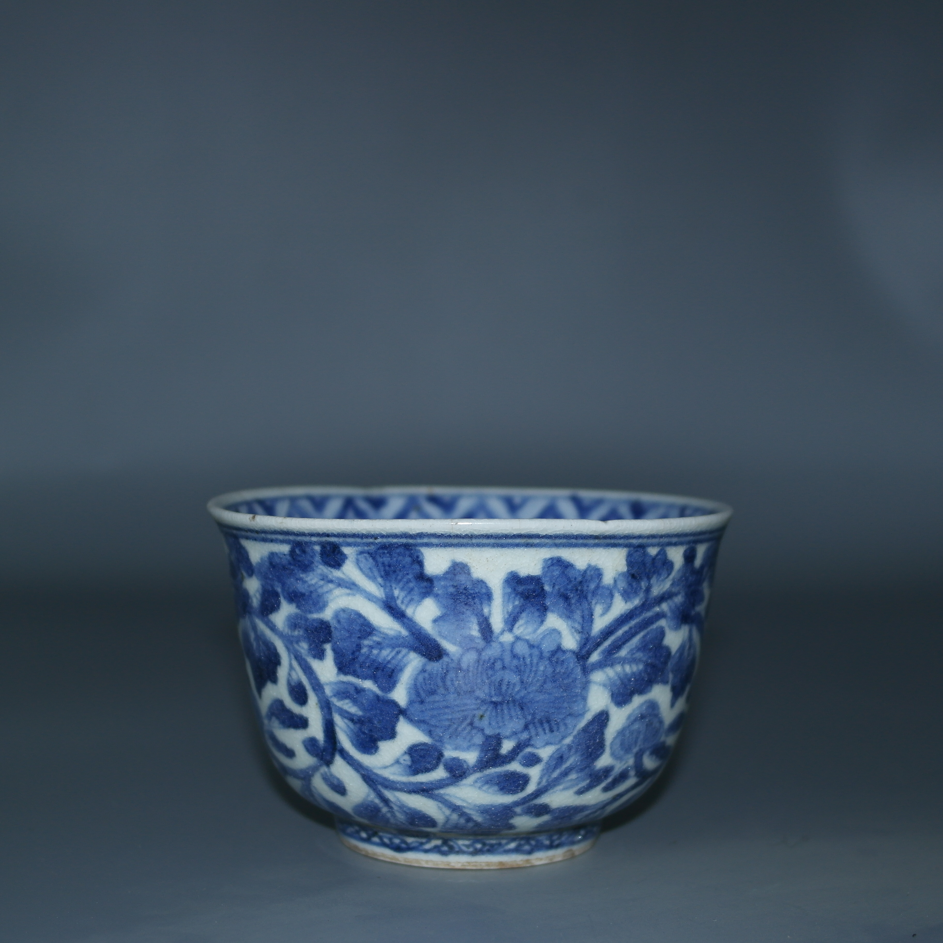 LOT20 青花花卉杯