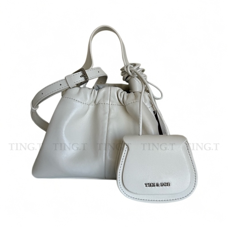 【TING.T】高级感褶皱云朵包2025新款软皮休闲单肩斜挎包