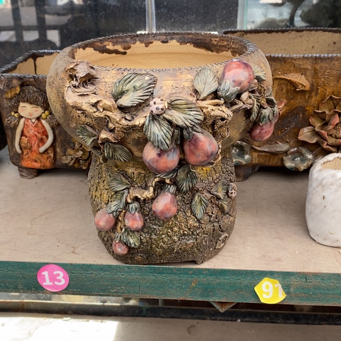 红陶好**?青藤花器多肉花盆