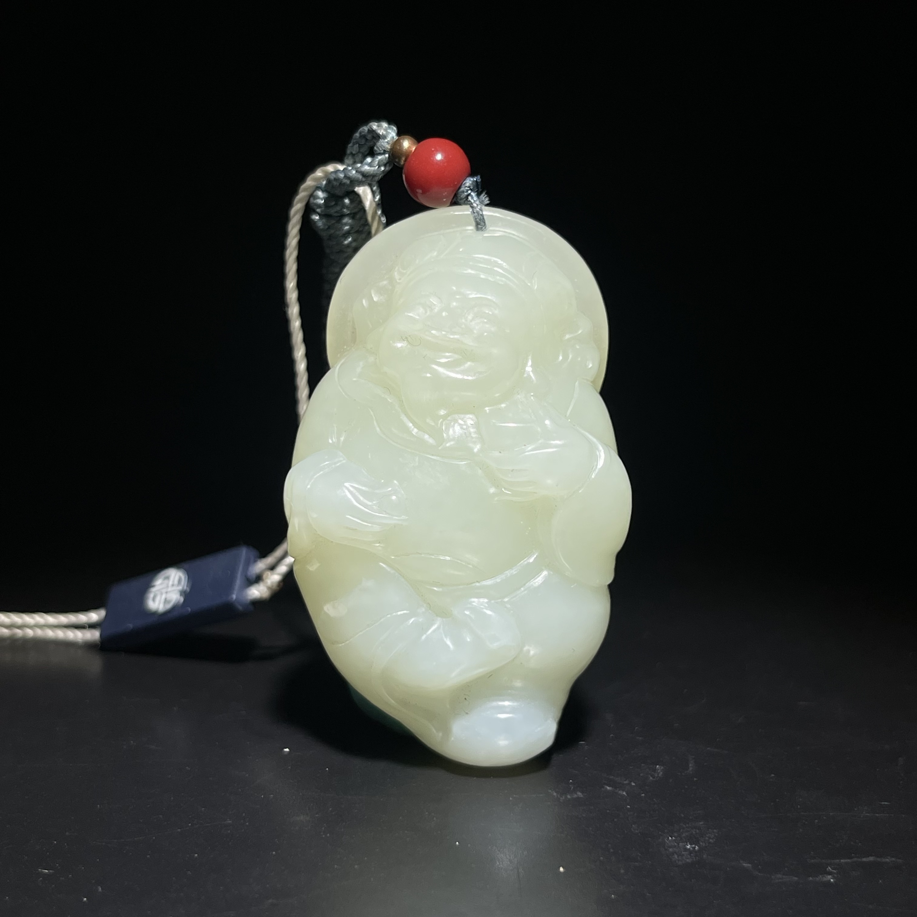 和田玉财神挂件2511300118