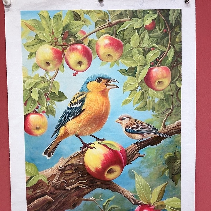 油画刘文桂老师油画作品朵 