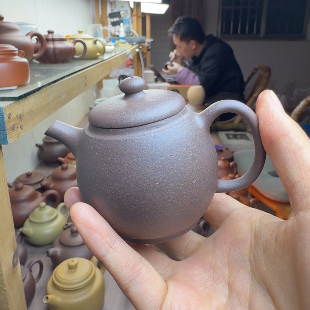 哗***哗紫砂茶壶紫泥220到230容量左右