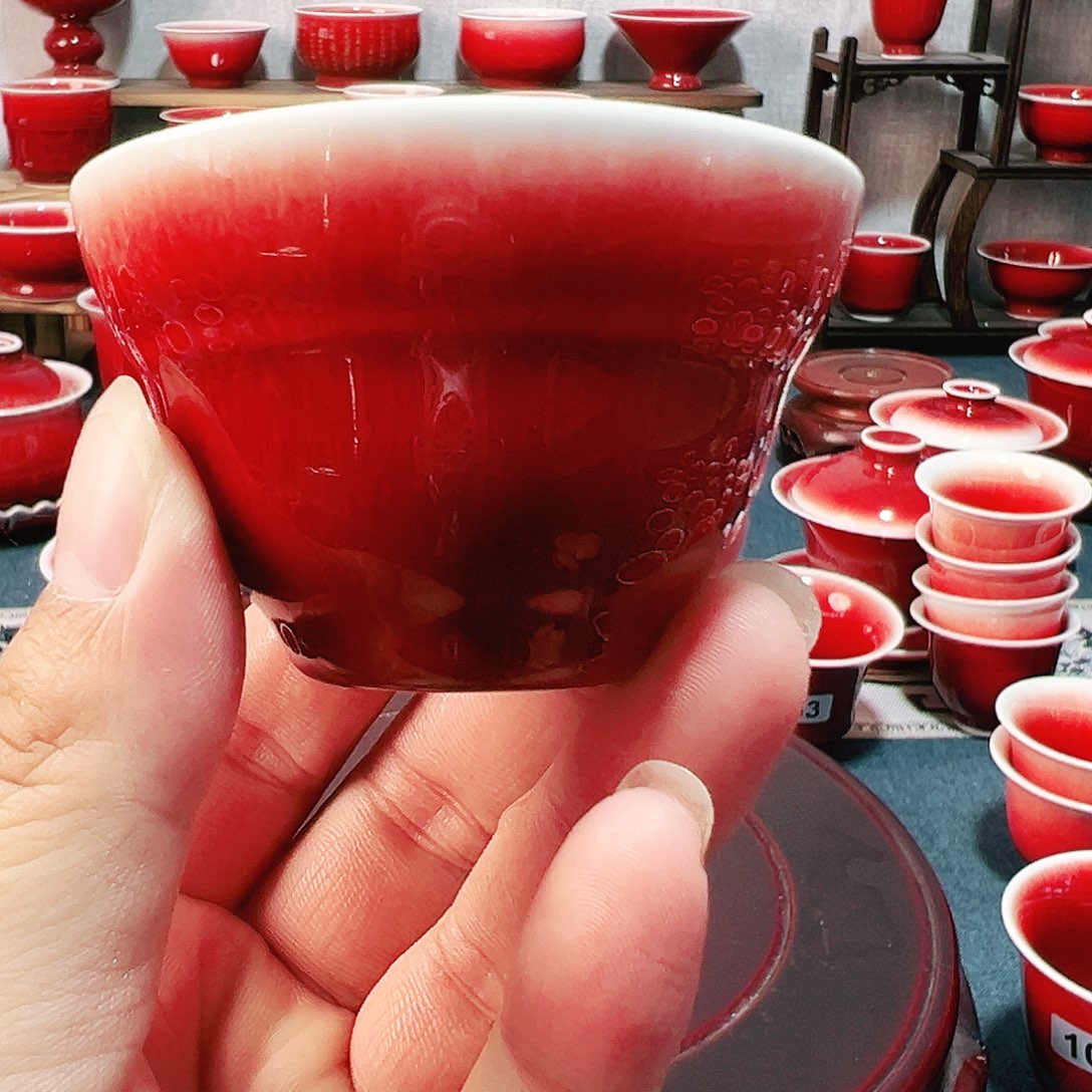 景德镇陶瓷原矿郎红茶具