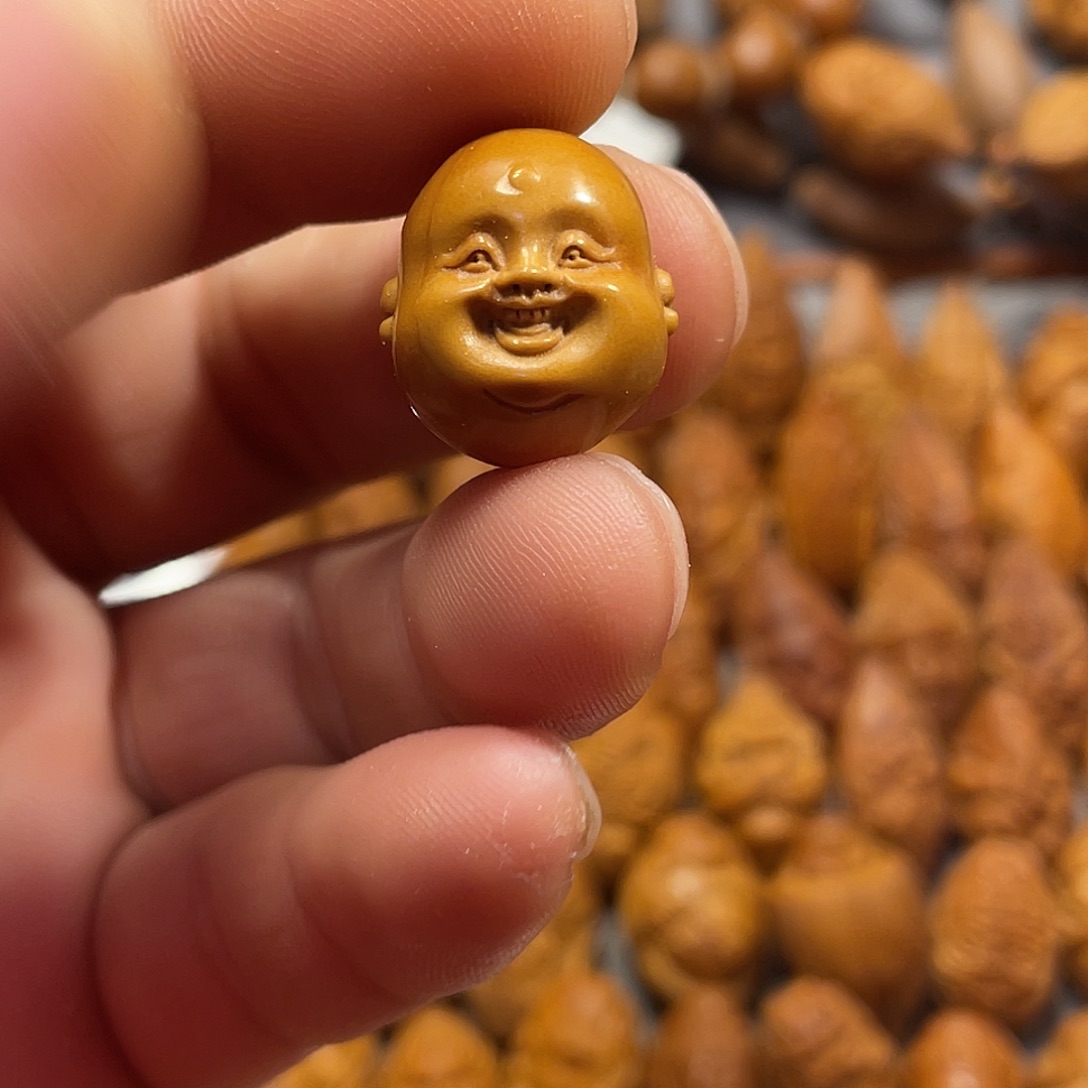 橄榄核手串/手链反油笑佛头253