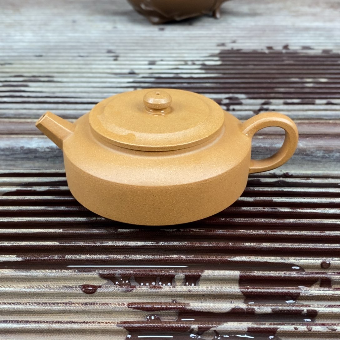 茶壶紫砂宜兴原矿紫砂壶周盘段泥160c